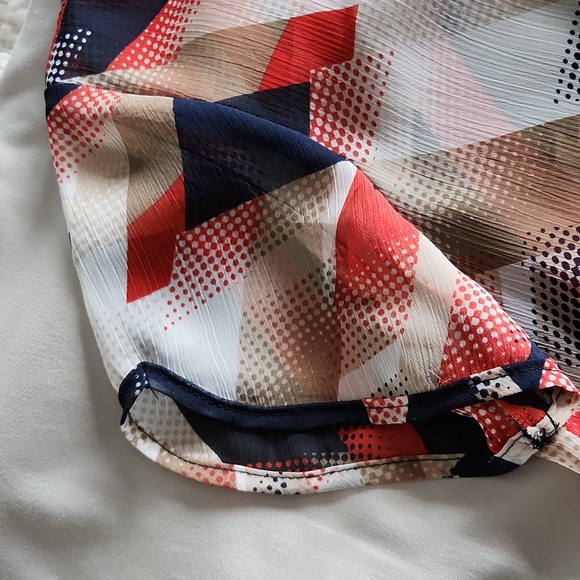 NWOT Made in Italy women's size 46 chiffon top - Picture 6 of 8